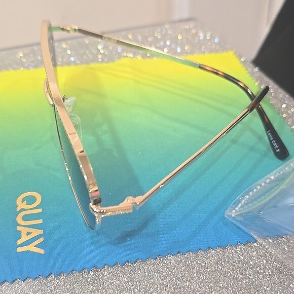 Quay Australia Easily Amused 44MM Round Sunglasses - Picture 9 of 11